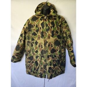 AMERICA'S‎ CUP LARGE ARMY FLOTATION ZIP JACKET PADDED SAFETY COAT AGED